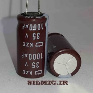 خازن های فرکانس 1000 میکرو فاراد 35 ولت NIPPON سری KZE