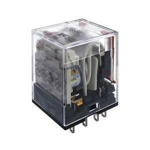 رله 4 کنتاکت سوکتی امرون 110 ولت ای سی 3 آمپر 14 پایه OMRON MY4N-GS