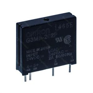 رله الکترونیکی SSR روبردی تک فاز 24 ولت 2 آمپر 4 پایه OMRON DC/AC