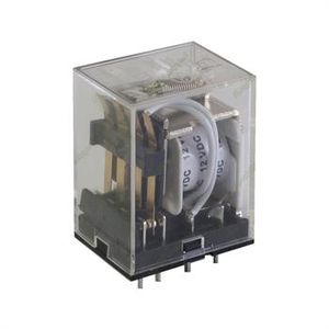 رله 4 کنتاکت هلی شان پایه بردی 12 ولت 5 آمپر 14 پایه HELISHUN HLS-4453