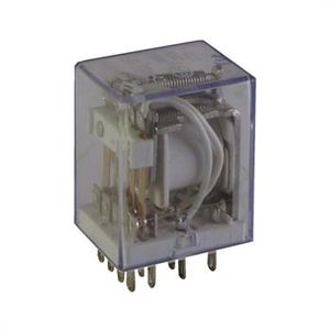 رله 4 کنتاکت هلی شان پایه سوکتی 12 ولت 5 آمپر 14پایه HELISHUN HLS-4453