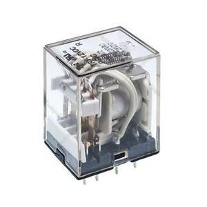 رله پاور تی تی آی 4 کنتاکت پایه سوزنی 12 ولت 5 آمپر 14 پایه TTI TRY-12VDC P-4C R