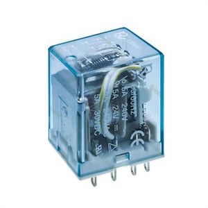 رله پاور رایکس 4 کنتاکت پایه سوکتی 24 AC ولت 5 آمپر 14 پایه RAYEX LB4H