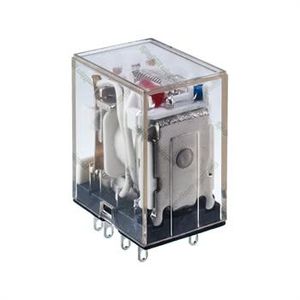 رله پاور تی تی آی 4 کنتاکت پایه سوکتی 24 AC ولت 5 آمپر 14 پایه TTI TRY-24VAC S-4CL