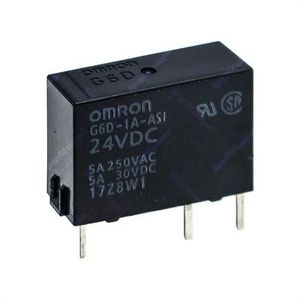 رله امرن پی ال سی 24 ولت 5 آمپر 4 پایه OMRON G6D-1A-ASI