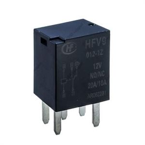 رله ماشینی هونگفا 12 ولت 20 آمپر 5 پایه HONGFA HFV9 012-1Z