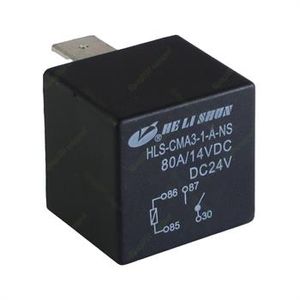 رله ماشینی هلی شان 24 ولت 80 آمپر 4 پایه  HLS-CMA3-1-A-NS