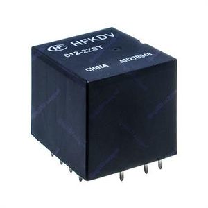 رله ماشینی دوبل هونگفا 12 ولت 25 آمپر 10 پایه HONGFA HFKDV 012-2ZST