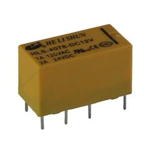 رله مخابراتی هلی شان 12 ولت 1 آمپر 8 پایه HELISHUN HLS-4078-DC12V