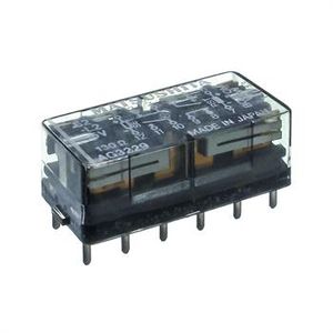 رله مخابراتی لچ ماتسوشیتا دو بوبین 5 ولت 4 آمپر 12 پایه MATSUSHITA S2-L2-5V