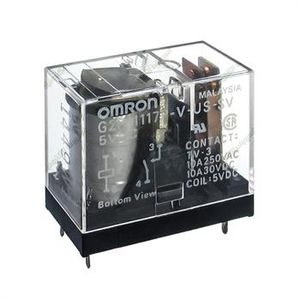 رله امرن کتابی 1 کنتاکت باز 5 ولت 10 آمپر 4 پایه OMRON G2R-1117