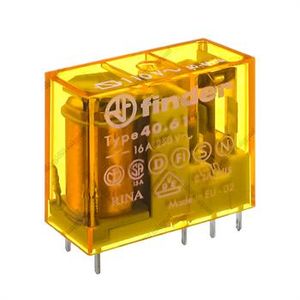 رله کتابی فیندر 110 ولت 16 آمپر 8 پایه FINDER 40.61.8.110