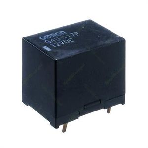 رله کتابی امرون 12 ولت 5 آمپر 5 پایه OMRON G4U-117P