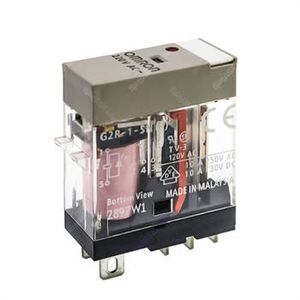 رله کتابی امرون 220 ولت 10 آمپر 5 پایه OMRON G2R-1-SN