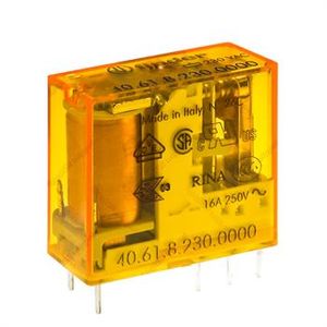 رله کتابی فیندر 230 ولت 16 آمپر 8 پایه FINDER 40.61.8.230