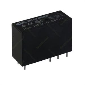 رله کتابی هلی شان 24 ولت 16 آمپر 8 پایه HELISHUN HLS-14F2L-DC24V-C