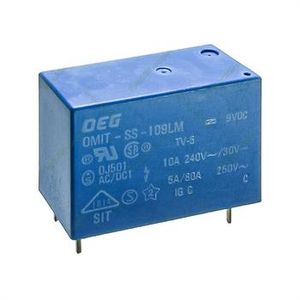 رله کتابی او ای جی 9 ولت 10 آمپر 4 پایه OEG OMIT-SS-109LM