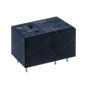 رله امرن کتابی ارتفاع کوتاه 12 ولت 12 آمپر 5 پایه OMRON G2RL-1