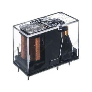 رله کتابی هلی شان شیشه ای 24 ولت 10 آمپر 5 پایه HELISHUN HLS-14F1L-DC24V-C