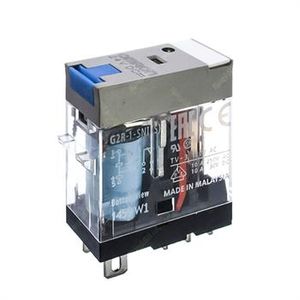 رله کتابی امرون شیشه ای 24 ولت 10 آمپر 5 پایه OMRON G2R-1SNI
