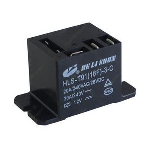 رله کولری هلی شان جا پیچ دار 12 ولت 30 آمپر HELISHUN HLS-T91-3-12