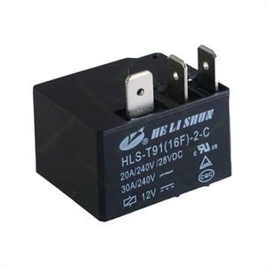 رله کولری هلی شان فیش خور 12ولت 30 آمپر 5 پایه  HELISHUN HLS-T91-2-C