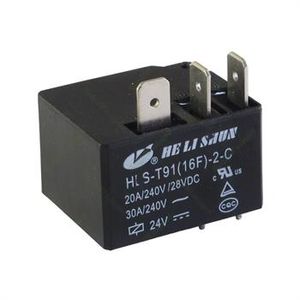 رله کولری هلی شان فیش خور 24 ولت 30 آمپر 5 پایه HELISHUN HLS-T91-16F-2-C