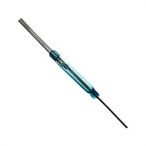 رید سوئیچ شیشه ای 3 پایه 1 کنتاکت باز و بسته ژاپن  REED SWITCH 38MM