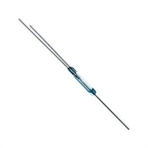 رید سوییچ شیشه ای 1 کنتاکت باز و بسته  3 پایه ژاپن REED SWITCH 14MM