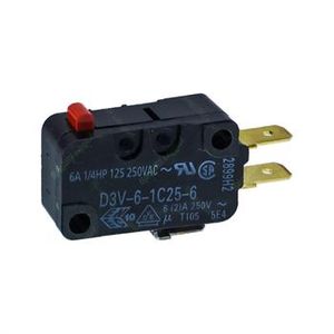 میکروسوئیچ 6 آمپر 3 پایه  OMRON D3V-6G-1C25