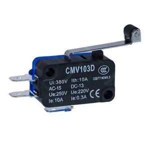 میکروسوئیچ غلطک دار بلند 10 آمپر 3 پایه  CNTD  CMV103D