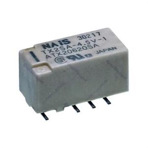 رله SMD مینی مخابراتی نایس 4.5 ولت 1 آمپر 8 پایه  NAIS TX2SA 4/5VDC