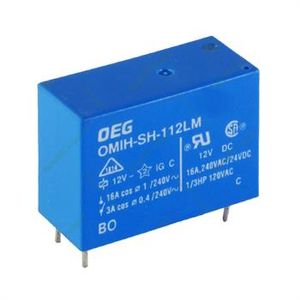 رله کتابی تایکو 12 ولت 16 آمپر 4 پایه TYCO OMIH-SH-112LM