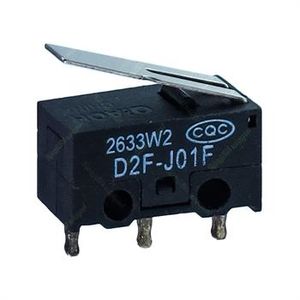 میکروسوئیچ کوچک اهرم دار 1 آمپر 3 پایه   D2F-J01F