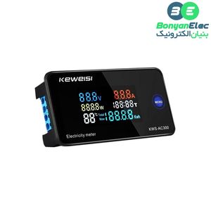 پاورمتر تک فاز 20A با نمایشگر رنگی مدل KWS-AC300