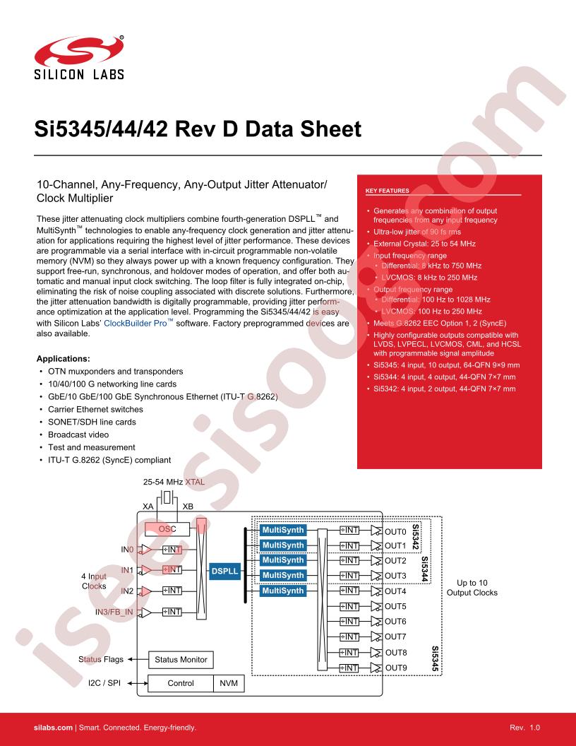 Si5344-D-EVB