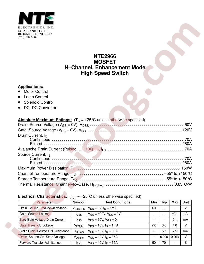 NTE2966