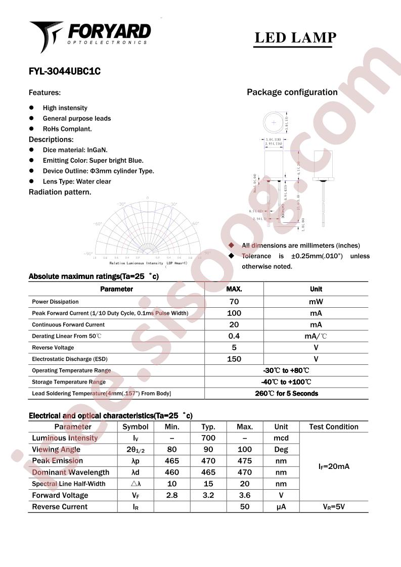 FYL-3044UBC1C