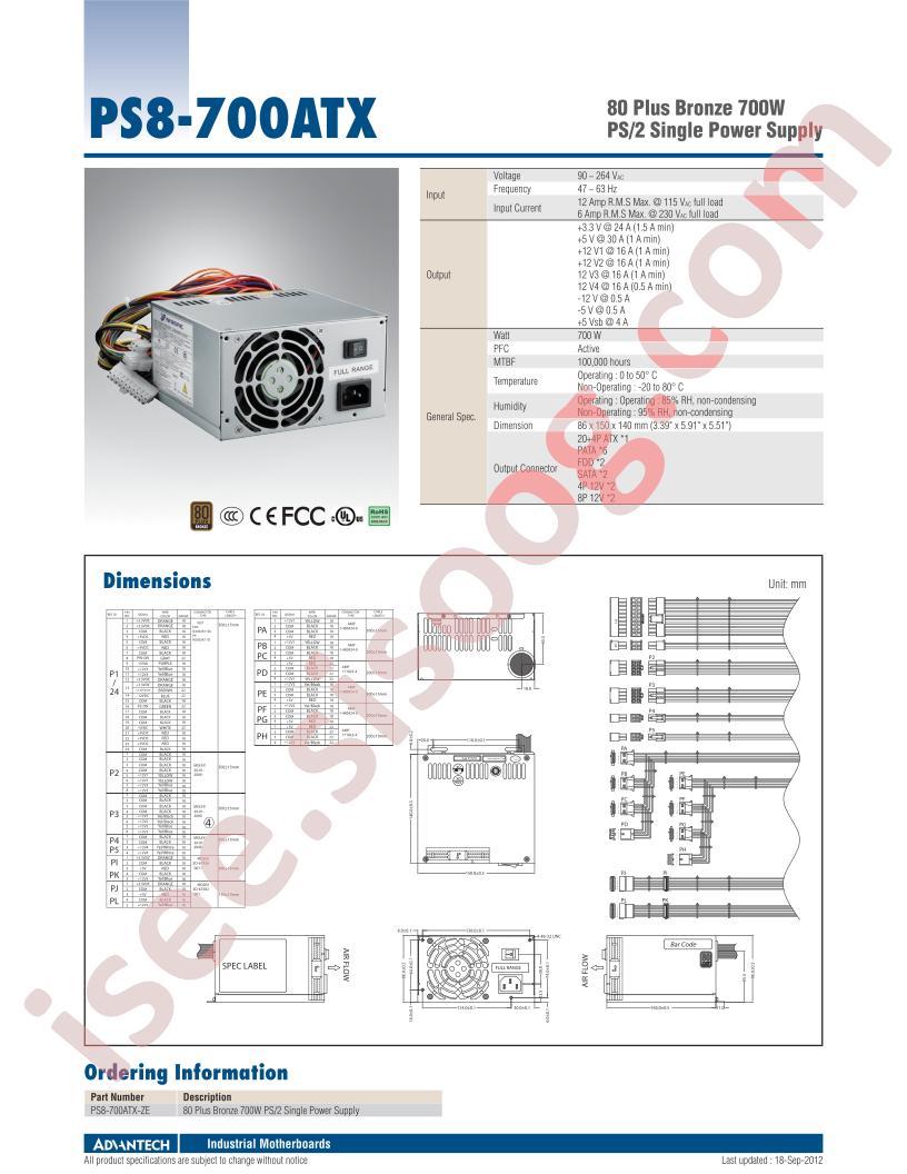 PS8-700ATX-ZE