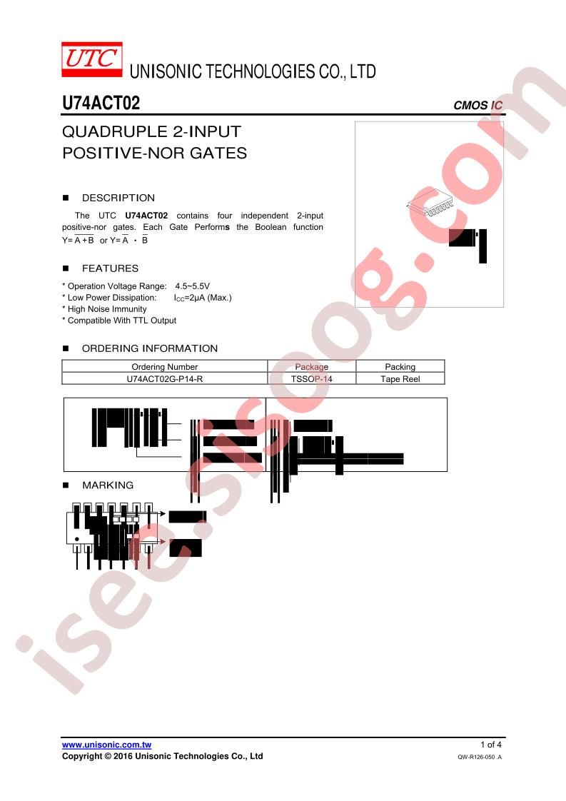 U74ACT02G-P14-R