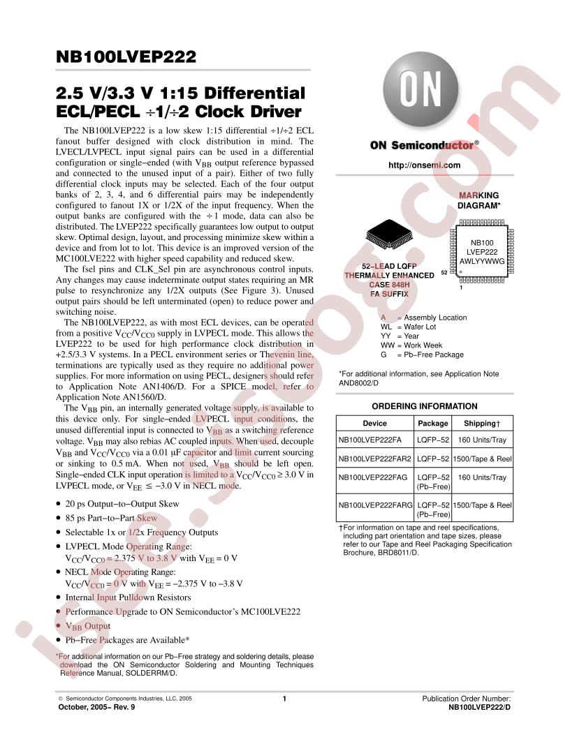 NB100LVEP222FAG