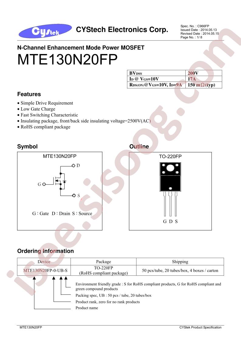 MTE130N20FP-0-UB-S