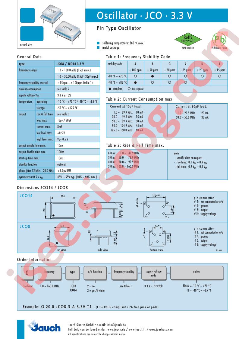 O20.0-JCO8-2-C-3.3V-