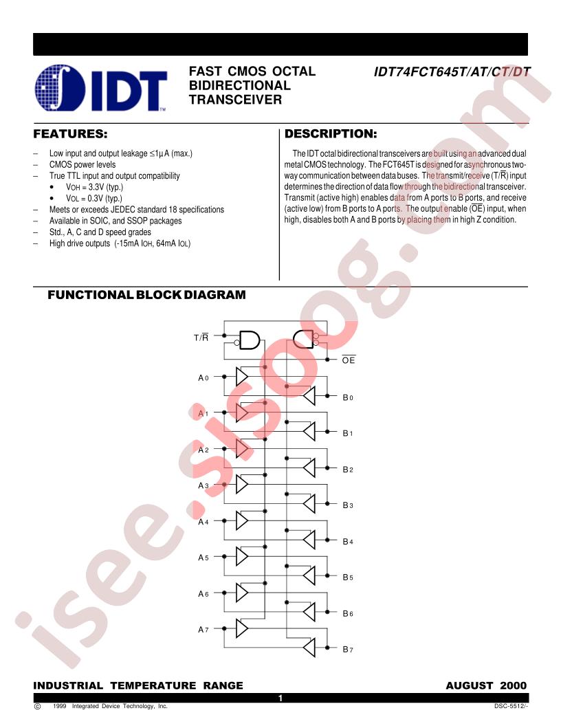 IDT74FCT645T