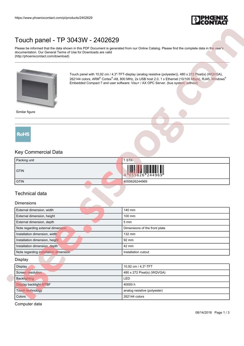 TP-3043W