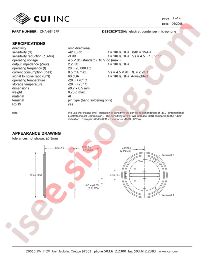 CMA-6542PF