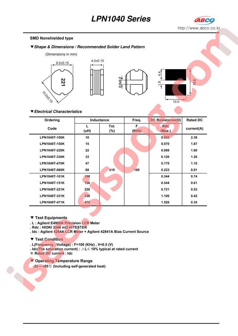 LPN1040T-330K