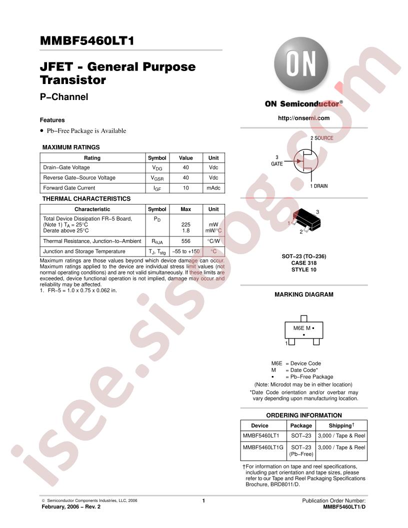 MMBF5460LT1
