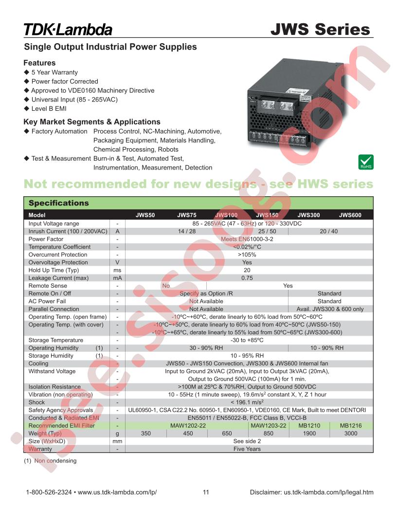 JWS50-15A