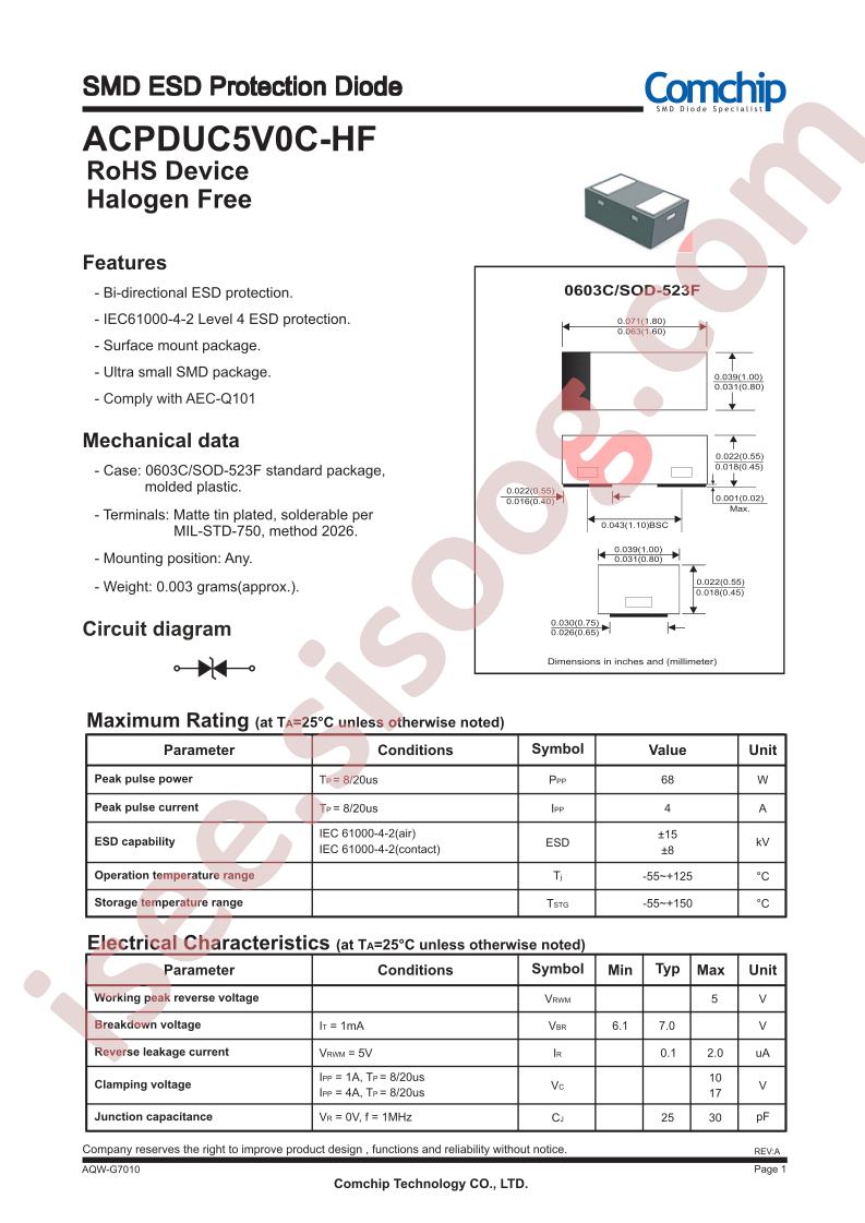 ACPDUC5V0C-HF